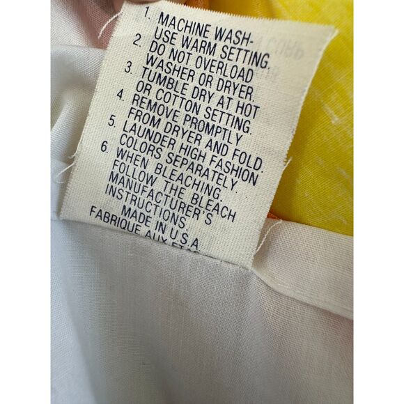 70s Vintage Wamsutta Tomorrow's Rainbow Flat Bed Sheet Double/Full Size - Picture 6 of 12